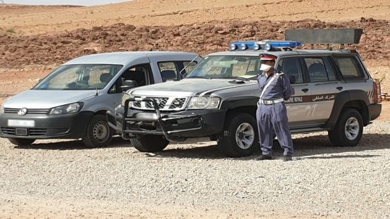 Covid-19 : La Gendarmerie Royale veille au bon respect de l’état d’urgence sanitaire à Errachidia et Midelt. 13052020 - Errachidia