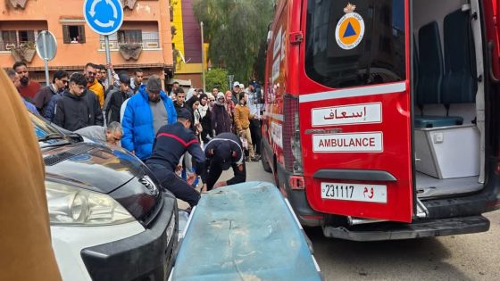 يا ربي السلامة …سيارة تدهس شابا كان على مثن ” تروتينات” و تصيبه بجروح بليغة على مستوى الرأس