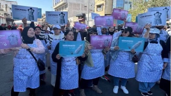 العيالات دايرين مسيرة في فاتح ماي بغاو المساواة فشغال الدار أو صالير على الشقا ديالهم