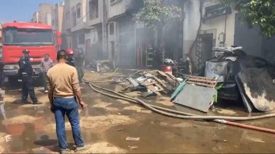 اندلاع حريق مهول بلافيراي بفاس والوقاية المدنية تسابق الزمن للسيطرة عليه