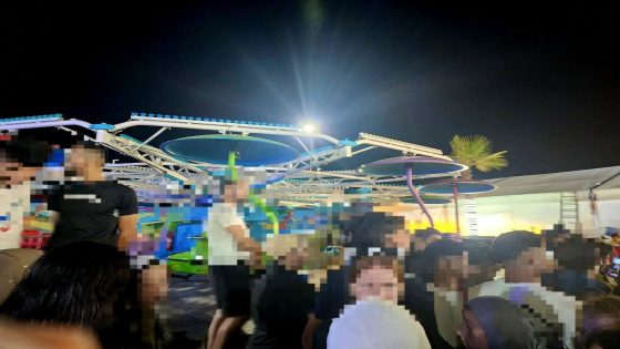 هادشي غير دابا : سقوط ثلاثة أشخاص من أرجوحة فلافوار د مارتيل و هزوهم للسبيطار فحالة خطيرة