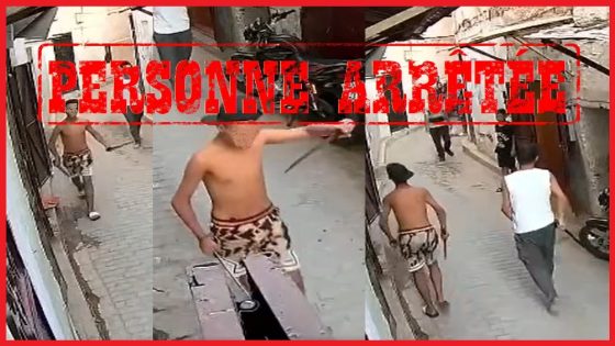 البوليس د فاس اعتقلوا مشرمل قاصر فعمرو 16 عام بان في فيديو محيح بسلاح أبيض