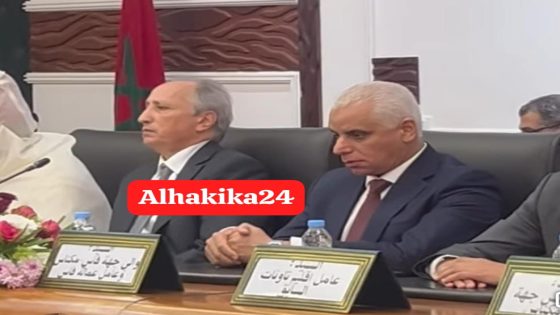 أول ظهور رسمي لخالد آيت الطالب كوالي جهة فاس مكناس خلال حفل تنصيب عامل تاونات الجديد