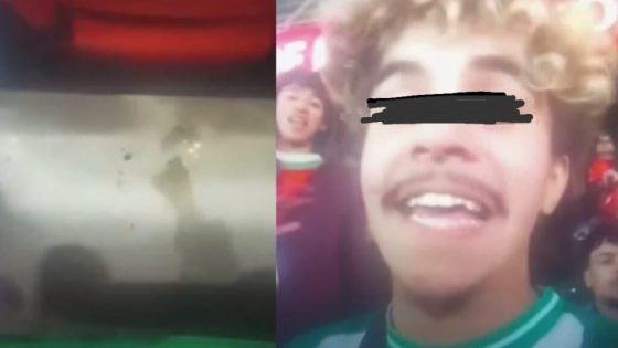 واش هذا بشار دابا ؟ تبول مشجع جزائري بملعب الرباط يشعل موجة غضب