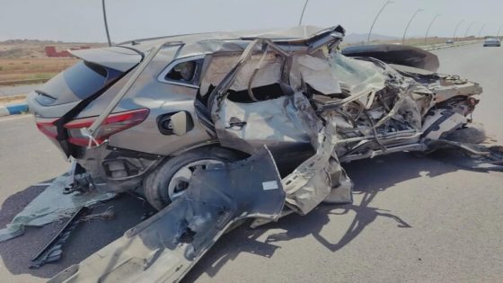 كسيدة خايبة بين جوج طوموبيلات و إصابة رضيع من بين الجرحى