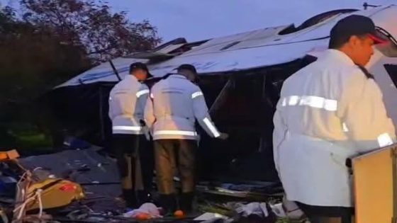 ياربي السلامة..حافلة تقلبات و 28 مصاب بجروح متفاوتة الخطورة