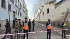 حريق مهول في الشركة المركزية للصيدلة في درب عمر يستنفر السلطات الأمنية