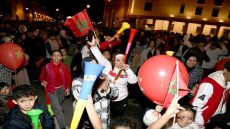 بعد تأهل الأسود إلى النهائي.. الفرحة عمت الشعب المغربي من طنجة الى الكويرة