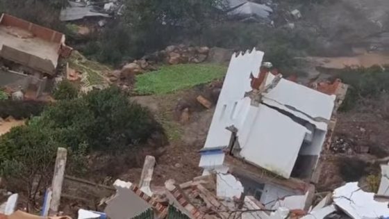 الله يلطف بنا : أمطار طوفانية قوية تدمر مسجدا ومنازل بإقليم شفشاون