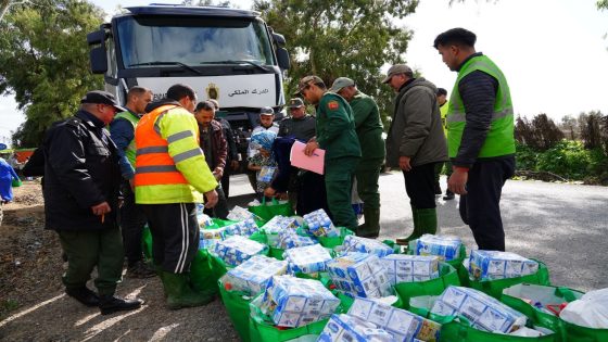 القوات المسلحة الملكية توزع 1000 وجبة إفطار يوميا ودعم عيني للمتضررين من الفيضانات