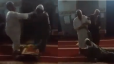 شنو واقع في صفوف أئمة المساجد ؟ مختل عقلي كان ا يصفيها لإمام د الجامع كون ما نقدوهش المصلين