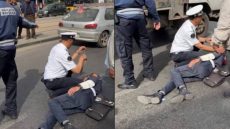 مازال البوليس كاياكلو العصى فالطريق : شيفور داز فبوليسي و سيفطة للسبيطار فحالة خطيرة