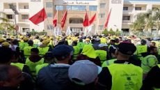 خدامة ديال النظافة كيهددو بالتصعيد ضد سياسة التجويع وتعطال الخلاص بفاس