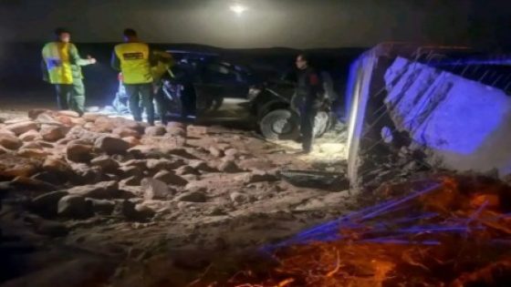 كسيدة خايبة بورش قنطرة متوقفة فيها الخدمة.. وفاة زوجين خلاو موراهم طفلة صغيرة