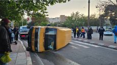 انقلاب حافلة للنقل المدرسي يثير استنفارا أمنيا واسعا بصفرو