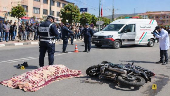 دراجة نارية تودي بحياة كورتي قدام محطة الطاكسيات فأزرو