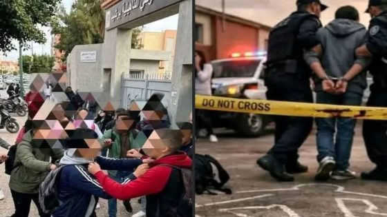 تلميذ قتـ ـل زميلو بط_عنة غادرة أمام باب الإعدادية