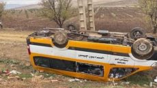 انقلاب حافلة ديال النقل المدرسي سيفطات 20 تلميذ للسبيطار