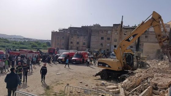 انهيار عمارة بعين النقبي بفاس يودي بحياة 5 أشخاص والبحث متواصل عن عالقين تحت الأنقاض