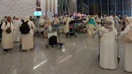 حجاج مغاربة وصلو لمطار فاس سايس بلا أمتعة ديالهم