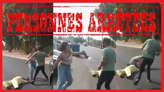 جلسة ديال الشراب بين أم و بنتها و شخص أخر سالات بشجار فالشارع العام