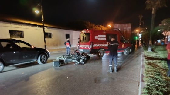مصرع شاب عشريني فكسيدة بين طوموبيل وموطور فرومبوان باب الماكينة بفاس