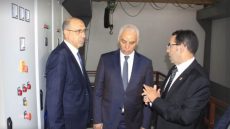 الوالي خالد آيت الطالب و محمد الشاوي المدير الجهوي ل SRM يدشنان مشروع تزويد جماعة أولاد الطيب بالماء الصالح للشرب