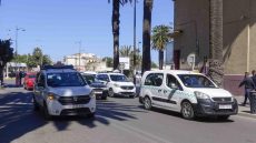 مهنيوا النقل كيحتجو قدام وزارة النقل واللوجيستيك وكيطالبو بتسوية عدد من الملفات العالقة