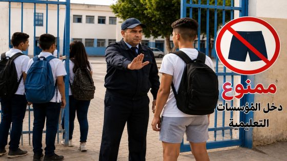حارس يمنع تلاميذ من دخول مؤسسة تعليمية بالشورط