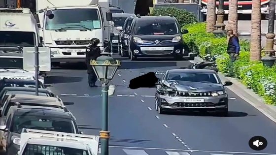 هادشي خطير : شيفور طوموبيل سكران رفض يوقف فباراج ودهس بوليسي وهرب